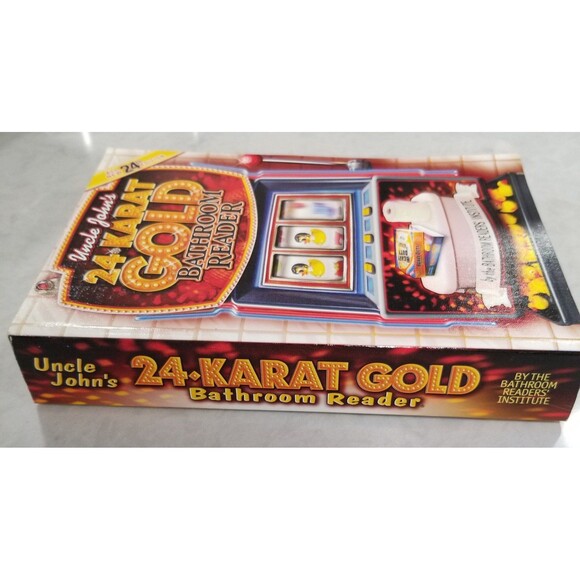 Uncle John's 24 Karat gold bathroom reader paperback book. - Picture 8 of 8